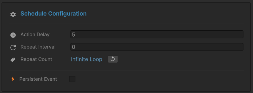 Behavior Settings