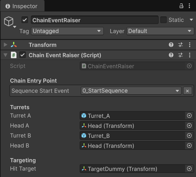 ChainEventRaiser Inspector
