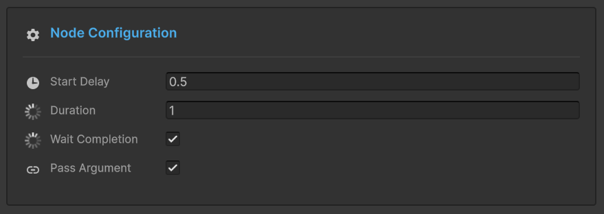 Chain Node Settings