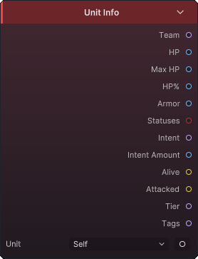 Unit Info node