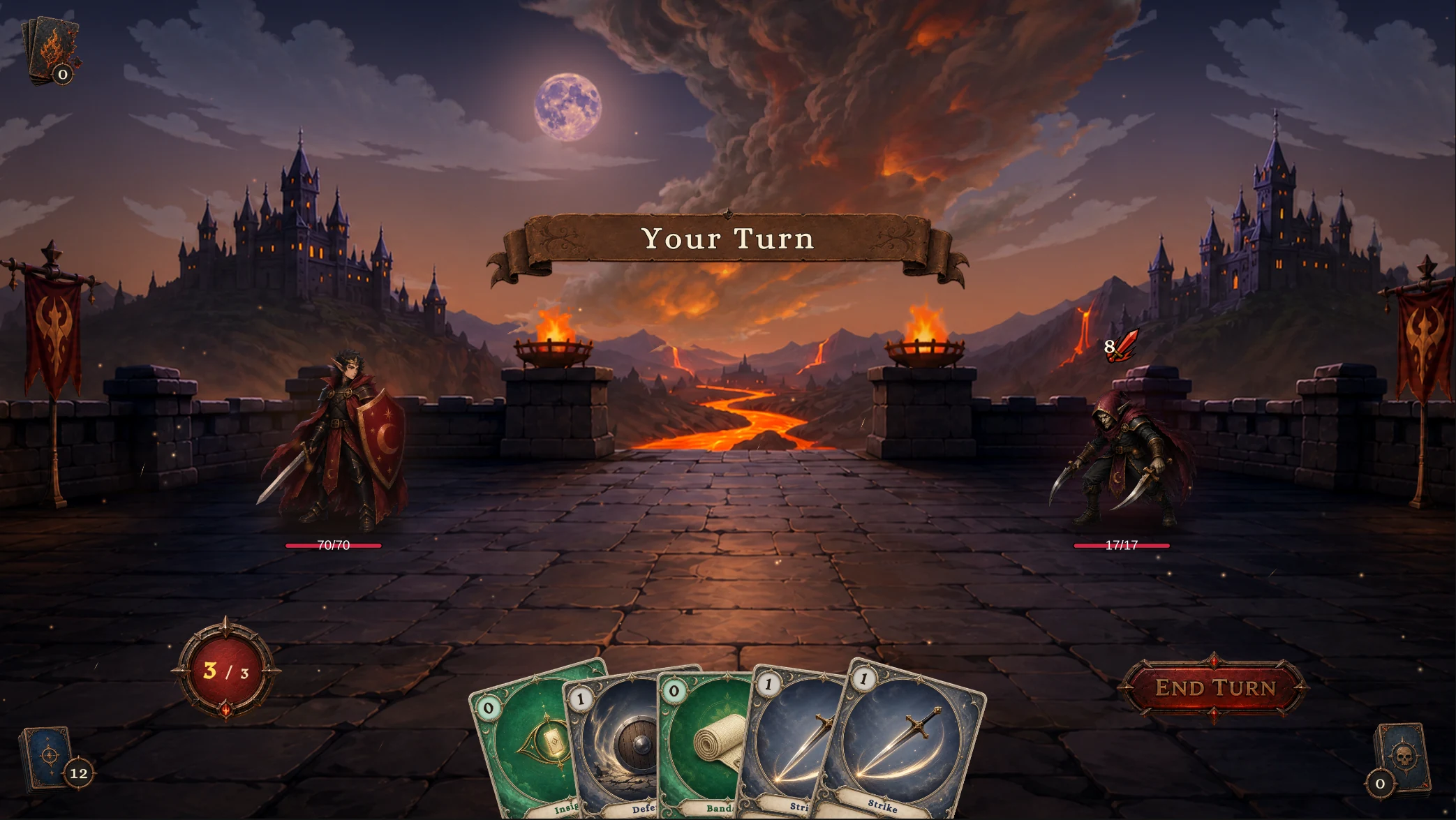 Warrior Normal scene The Threshing Field in Play Mode
