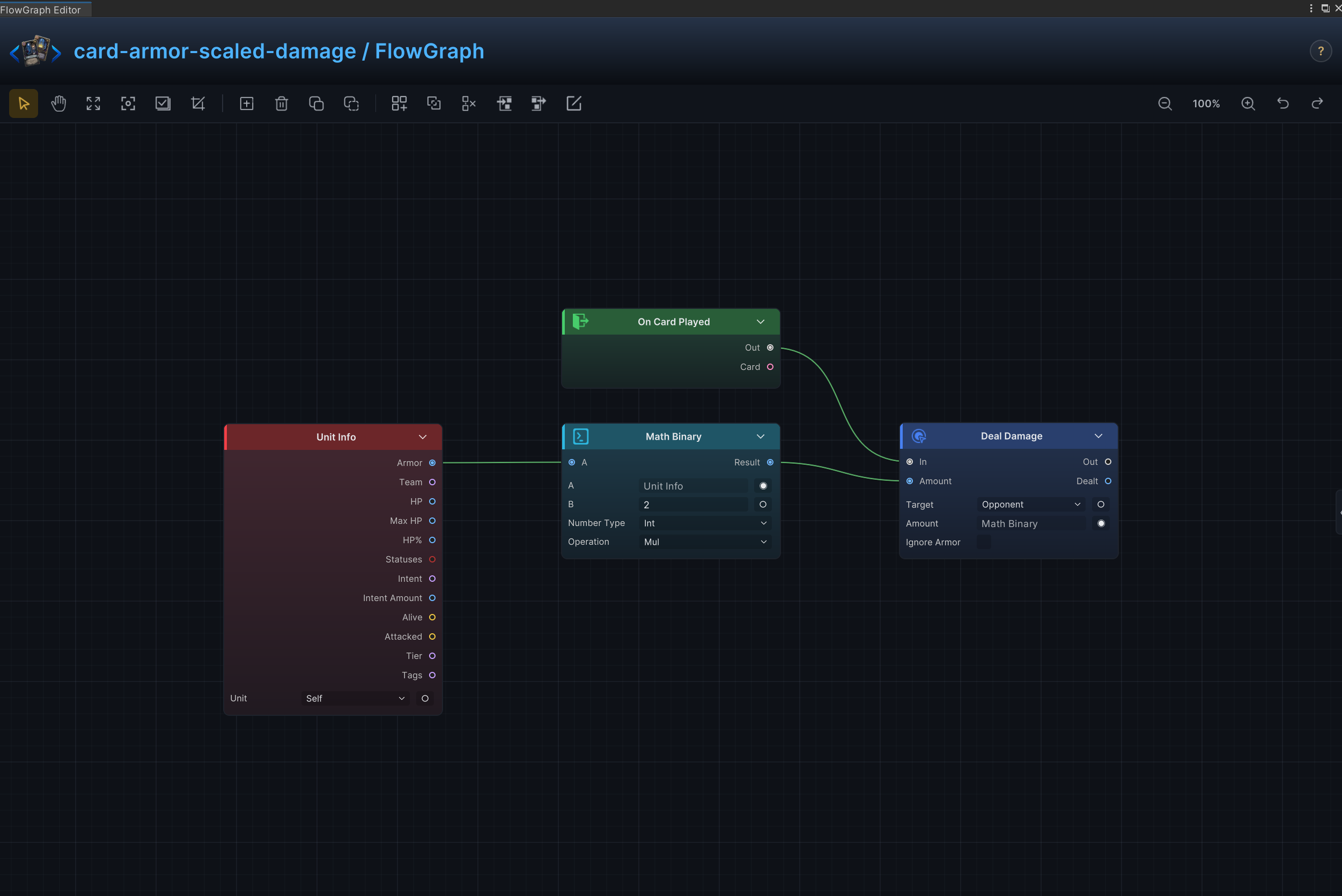 Armor-Scaled Damage FlowGraph