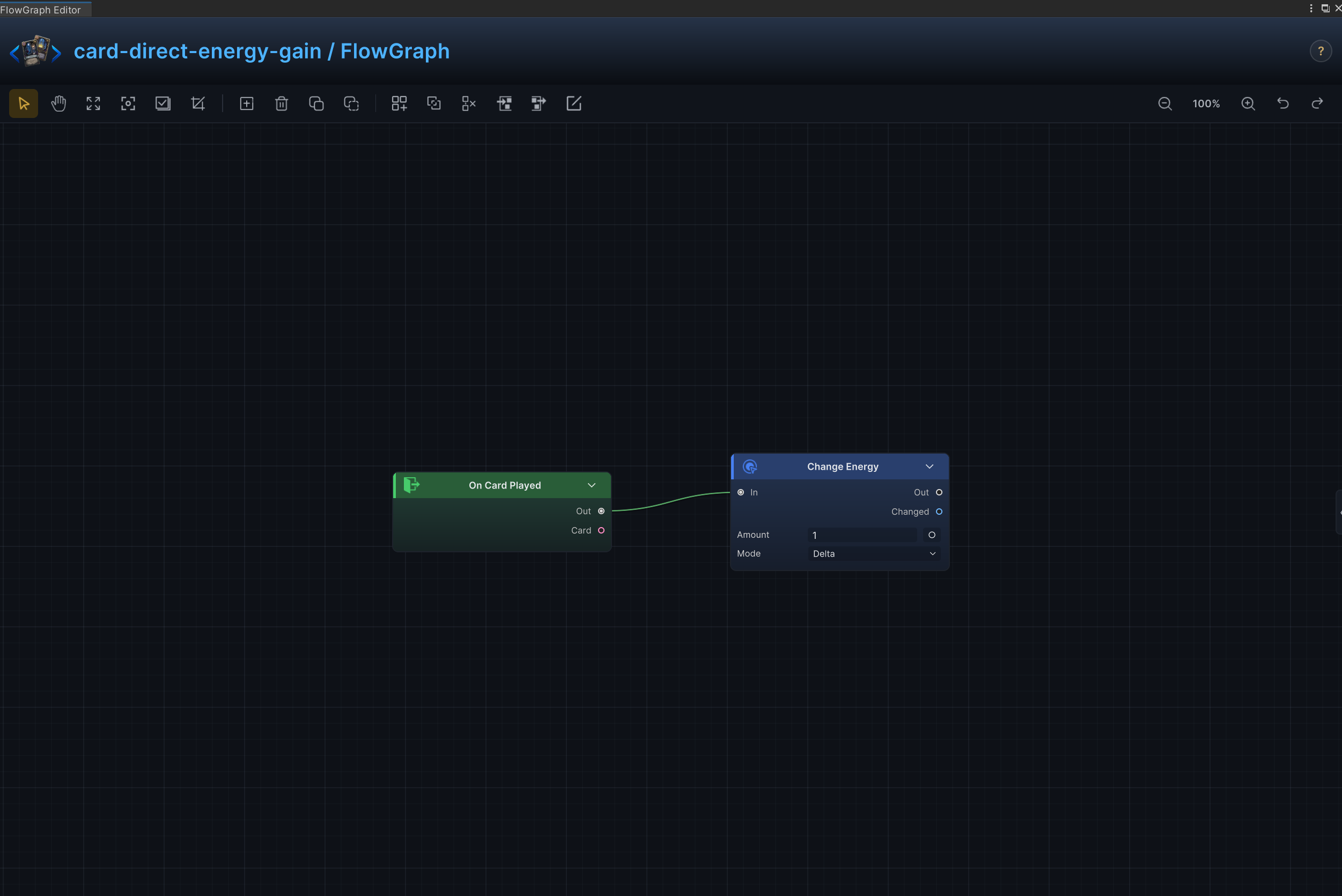 Direct Energy Gain FlowGraph
