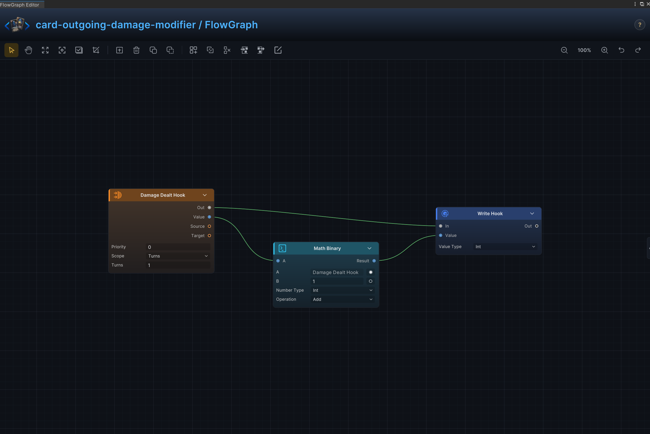 Outgoing Damage Modifier FlowGraph