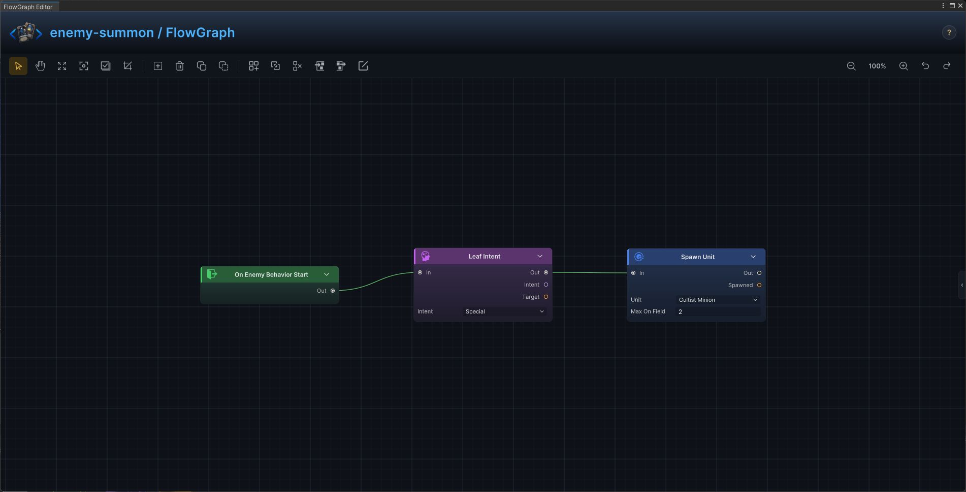Enemy summon FlowGraph
