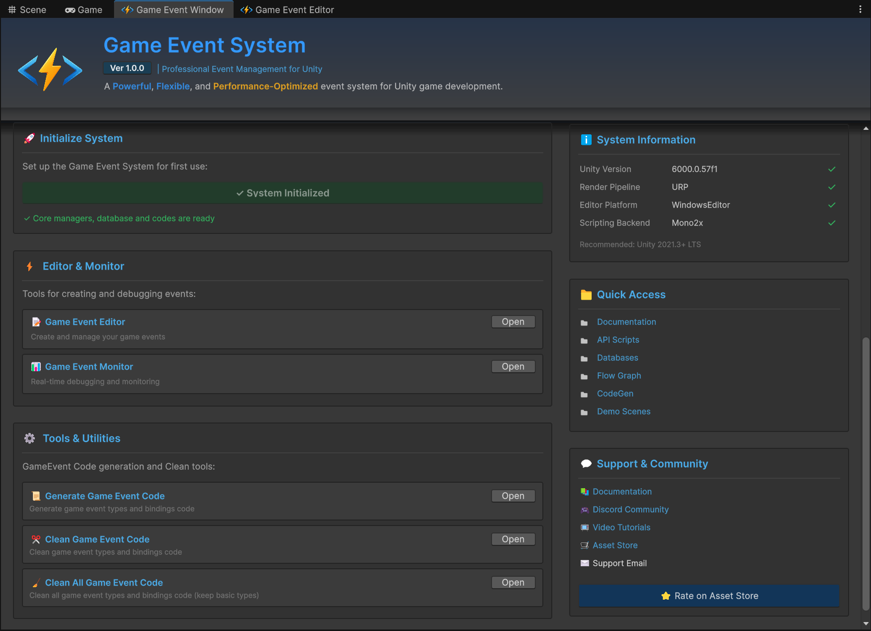 System Dashboard