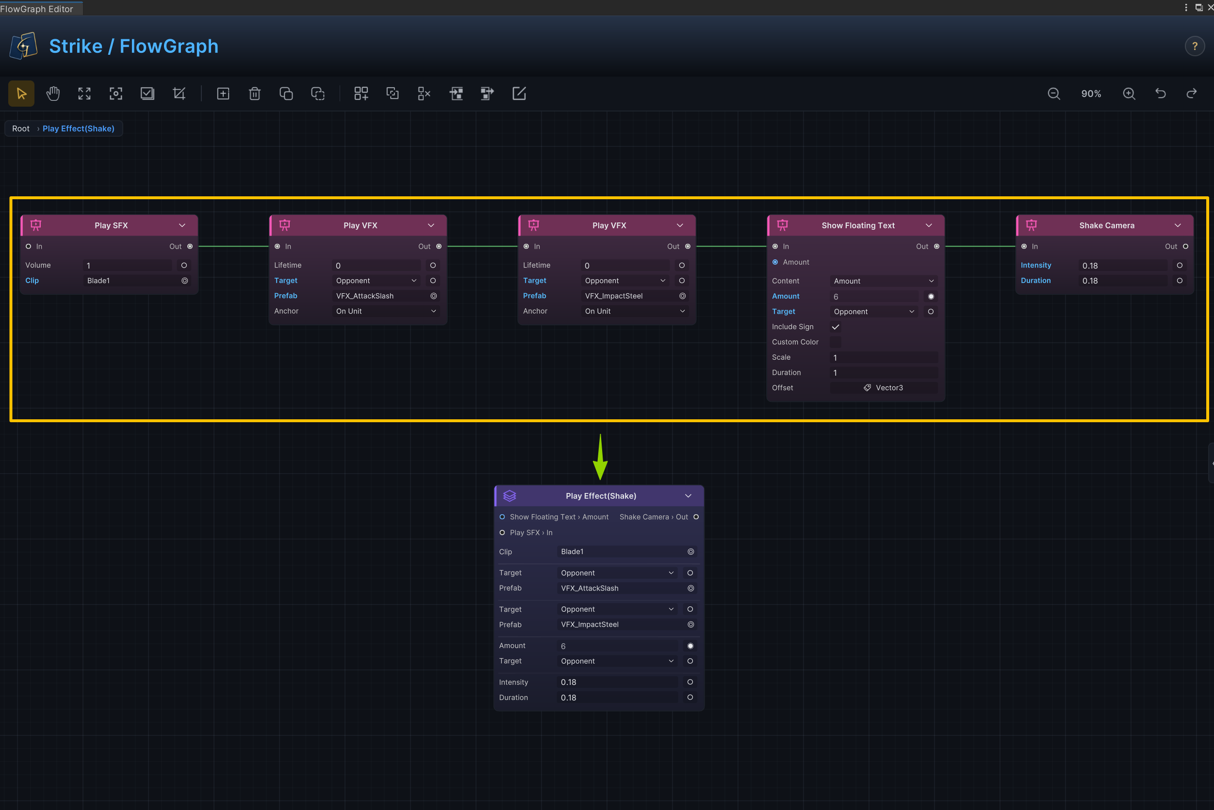 FlowGraph Group 组节点